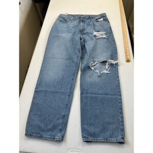 Levi's 550 Relaxed Fit Jeans Light Wash Distressed Denim Mens 32x31